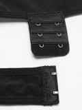 Black Underbust Waist Suspender Shorts
