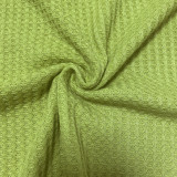 Green 1/4 Zipper Top and High Waist Shorts 2PCS Set