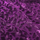 Leopard Print Purple Zipper Up Midi Neck Tight Jumpsuit