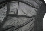Black Beaded Long Sleeve Round Neck Slinky Jumpsuit