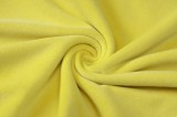 Yellow Keyhole Sleeveless Round Neck Mini Dress