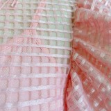 Pink Cami Dress and Hollow Out Ruffled Long Sleeve Long Dress 2PCS Set