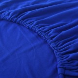Blue Lace Up Cut Out Long Sleeve Sheath Mini Dress