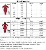Red O-Neck 3/4 Sleeve Ruffles Bodycon Office Dress with Belt