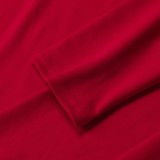 Plus Size Letter Print Red O-Neck Side Slit Long Top and Loose Pants 2PCS Set