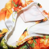 Print Off Shoulder Short Sleeves Crop Top and High Waist Ruffles Long Skirt 2PCS Set