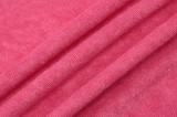 Pink Button Halter Cami Mini Dress