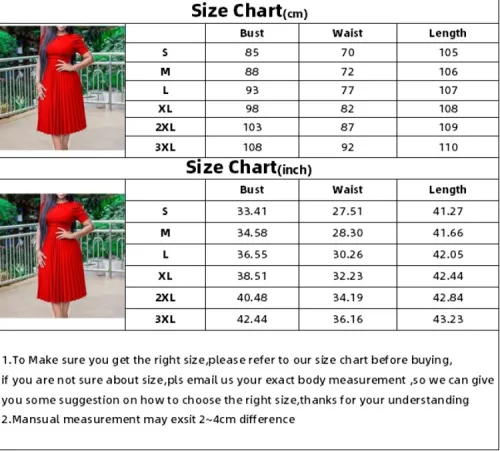 Plus Size Green O-Neck Short Sleeves Slim Fit Midi Pleated Dress