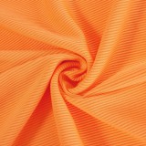 Orange Cami Sleeveless Cut Out Mini Dress
