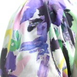 Floral Print O-Neck Short Sleeves Top and High Waist Loose Pants 2PCS Set