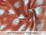 Plus Size Dot Print Orange Cami Halter Bra and Lace Up Pants 2PCS Set