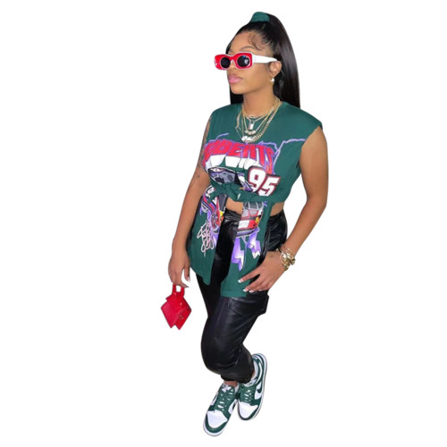Wholesale Street Style T-Shirt Graphic Tee Top