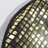 Gold Breathable Shiny Print Facewear