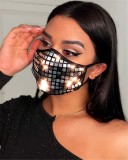 Silver BreathableShiny Print Facewear