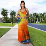 Print Cami Maxi Beach Dress