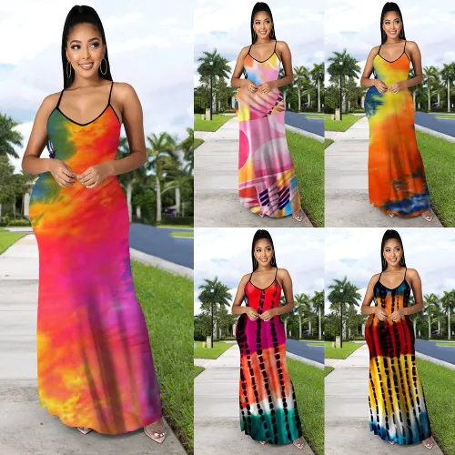 Print Cami Maxi Beach Dress
