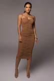 Cami Sleeveless Slinky Long Dress