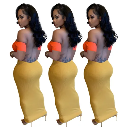 Off Shoulder Short Sleeves Colorblock Backless Dress
