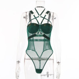 Sexy See Through Mesh Nightclub Lingerie Bodysuit