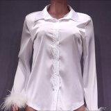 Silk Button Up Long Sleeves Blouse