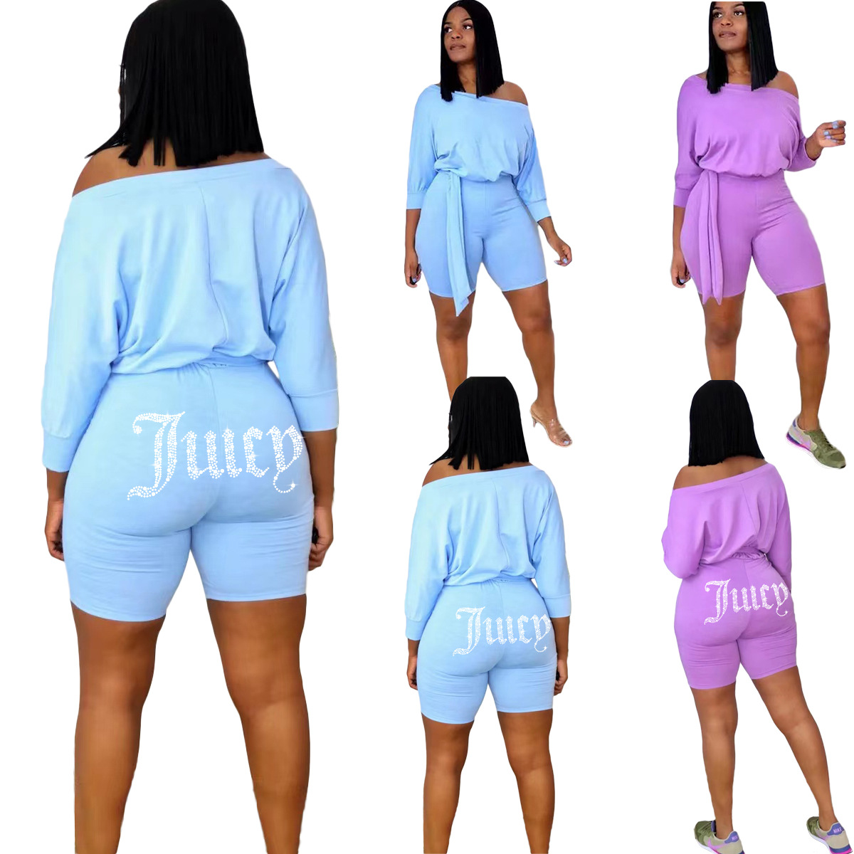 Long Sleeves Tunic Rompers US$ 8.12 - www.lover-pretty.com