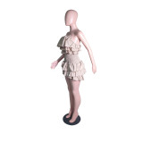 Cami Halter Mini Layered Dress
