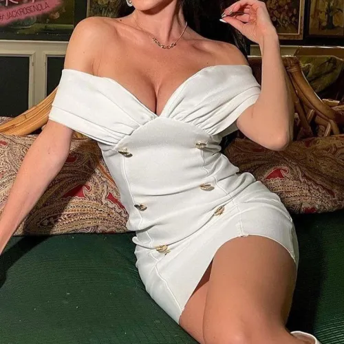 Sweet Heart Short Sleeve Bodycon Party Dress