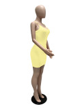 Short Sleeve Cami Mini Dress