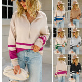 Fashion Street Sweater Loose Pullover Oversized Long Sleeve Hoodies