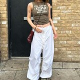 Wide Leg Loose Pants with Pocket