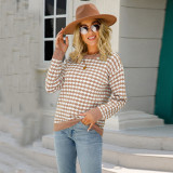 Plus Size Drop Shoulder Long Sleeves Pullover Sweater