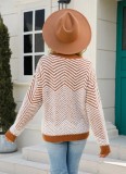 Drop Shoulder O-Neck Long Sleeve Pullover Sweater