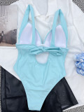 Solid Moulded Up One Piece Swimsuit