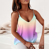 Summer Sexy Female Metal Cami Top