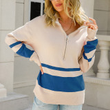 Fashion Street Sweater Loose Pullover Oversized Long Sleeve Hoodies