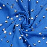 Sexy Rhinestone Blue Cami Bodycon Dress
