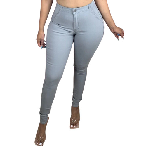 Sexy Stylish Washed Tight Jeans