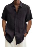 Summer Button Linen Men's Trendy Shirt