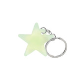 Rubber PVC Key chain Funny Key Ring GLOW in the DARK Luminous Key Holder Pendants Gift Accessories -MOQ 5PCS/style