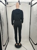 Womens Sexy Solid Three Piece Tracksuit