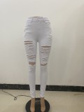 Stretchy Ripped Womens Jeans Tight Denim Pants