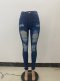 Stretchy Ripped Womens Jeans Fashion Slim Denim Pants