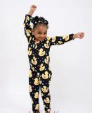 Parent-child Outfit Fashion Print Long Sleeve Rompers for Kids