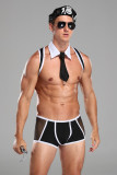 Sexy Cosplay Police Suit Men's Lingerie