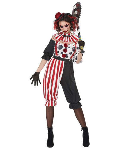 Halloween Costume Womens Clown Costume Masquerade Costume
