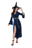 Halloween Witch Costume Womens Cosplay Witch Dress Costume