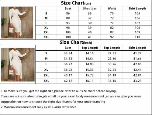Women's V Neck Solid Long Sleeve Chic Pencil Dress