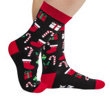 Red Christmas Stocking Cartoon Letter Sock
