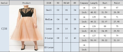 Contrast Color Sleeveless Slim Fit Prom Dress