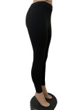Women's Tight Fit Print Yoga Leggings Basic Pants